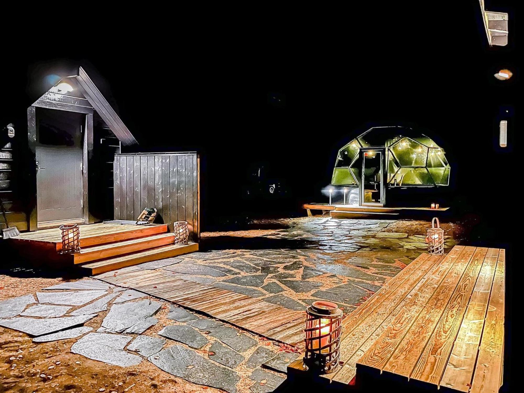 Holiday Home Samruam B Aurora Cabin By Interhome 살라 외부 사진